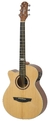 Violão Strinberg Canhoto SA200C NS LH Aço Elétrico Mini Jumbo Natural Fosco