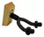 Suporte Parede Hook Para Instrumento Fixo Base Madeira