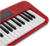 Teclado Casio Casiotone Digital Vermelho CTS200RDC2BR - comprar online