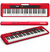 Teclado Casio Casiotone Digital Vermelho CTS200RDC2BR - comprar online