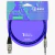 Cabo Kato para Microfone K2 XLR P10 Azul 3MT