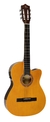 Violão Michael Semi Flat Aço Elétrico com Afinador VMS314 NS