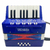 Acordeon Turbo Infantil Azul Escuro 104BL - comprar online