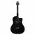 Violão Myth MT39SC Black Acústico Aço 39 Preto - Cutway