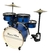 Bateria RMV Rock Kids Aro de Madeira Azul com Chimbal Crisp na internet