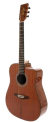 Violão Rozini Prese. Brasil Folk Aço Elétrico com Afinador Jatobá RX316ATNCTJT