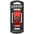 Damper Ibox em Couro e Tag em Metal Vermelho Metalico DMMD04