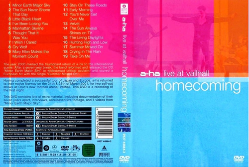 その他 coming: Live at Vallhall [DVD] その他 Homecoming: Live at Vallhall [DVD] a-ha – Homecoming