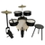 Bateria RMV Rock Kids Aro de Madeira Preto com Chimbal - comprar online