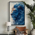 Quadro Decorativo Abstrato Leão Azul - comprar online