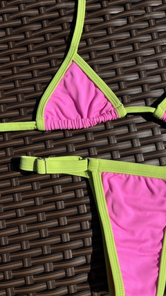 conjunto bronze rosa c/verde na internet