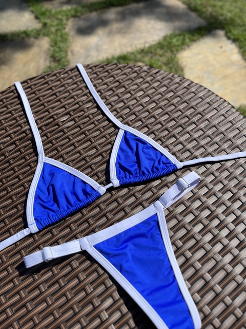 conjunto bronze azul