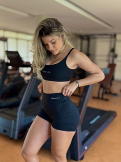 top + short preto - comprar online