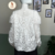 Bata Off White em Lese de Algodão - NK - loja online