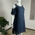 Vestido Festa Ombros Vazados Azul Marinho - ICH Fashion na internet