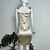Vestido Curto Drapeado Champagne - loja online