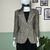 Blazer Vintage(CGC) Estruturado e Transpassado em Linho - Cefina na internet