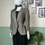 Blazer Vintage(CGC) Estruturado e Transpassado em Linho - Cefina - loja online