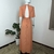 Vestido Macaquinho Longo Pêssego - Tova