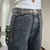 Calça Jeans Wide Leg Preta Feminina Cintura Alta - Shein - comprar online