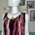 Vestido Reto e Babado Preto Estampado - She´s - comprar online