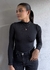 Body Manga Longa Com Gola Preto na internet