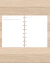 Refil Disco Planner Clean 2026 - Julho a Dezembro - loja online