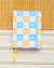 Caderneta A5 - Checkered Florido Blue - Etra studios