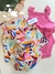 Conjunto 3 peças | Carter’s Floral Colorido + Body Rosa Poá + Calcinha Tapa Fralda - comprar online