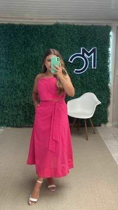 CONJUNTO SAIA MIDI LINHO DETALHADO