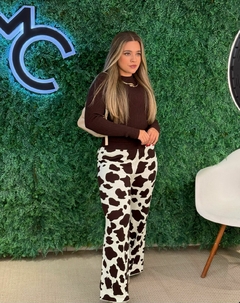 PANTALONA MODAL COW PRINT