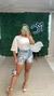 SHORTS JEANS PRATEADO