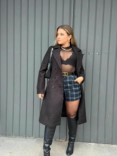 SHORTS XADREZ FLANELADO