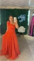 VESTIDO DE FESTA MANGA UNICA COM BRILHO