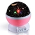 Lâmpada LED de projeção estrelada de luz lua estrela céu infantil quarto de bebê Cor Rosa