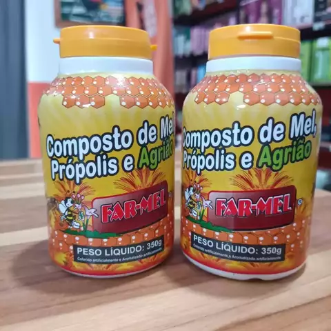 COMPOSTO DE MEL PROPOLIS E AGRIAO - FAR-MEL