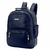 Mochila Bolsa Luxo Feminina Média Com Diversos Bolsos AZUL ESCURO / U