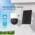 Câmera de segurança sem fio ao ar livre com painel solar, CCTV, impermeável, - comprar online