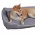 Cama de cachorro à prova d'água 600d, pano oxford para cães de estimação, c