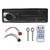 Rádio Veicular Com Bluetooth, Controle Remoto, Reprodutor Multimídia, MP3, FM, USB, TF, Mod. 10288 - loja online