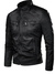 Jaqueta De Couro Masculina - Moda Luxo Moderna - Corta Vento Slim - Fit Oferta.