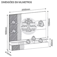 Painel DJ Bello Off White/Demolição - comprar online