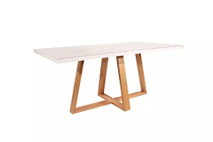 Mesa Provincia Mara 1.8 c/Vidro Natural/Off