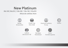 Colchão 1.93x34 Herval New Platinum - comprar online