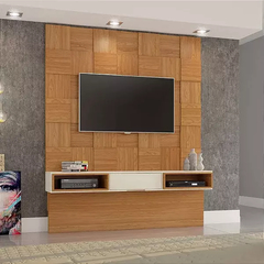 Painel Dalla Costa TB125 1,75m 3D Freijo/Off White