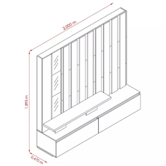 Home Madetec Zeus Fendi/Naturale - comprar online