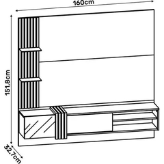 Painel DJ Gotti Off White/Freijo - comprar online