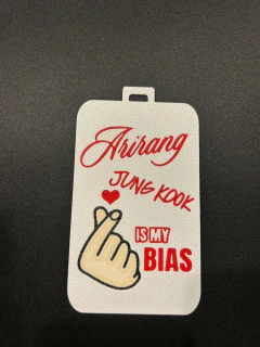 Imagem do Chaveiro de Photocard BTS ARIRANG – Bias