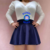 Falda circular lisa juvenil UNITALLA - tienda en línea