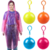 Impermeable De Emergencia Llavero De Pelota Portátil
